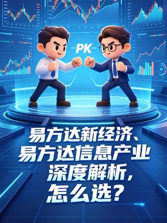 易方达信息产业PK易方达新经济:一个近一年涨260%、一个涨116%——差在哪?#易方达基金 #易方达信息产业混合 #易方达新经济