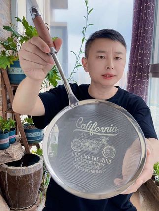 #无限回购的宝藏单品 这个过滤网真的好细密,用来过滤豆浆,果汁、撇浮沫、捞饺子、面条都超好用#厨房好物 #不锈钢过滤网#漏勺#我可真会买