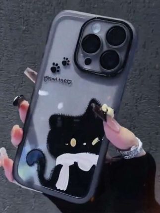 金属镜框黑猫适用苹果17/iPhone/华为荣耀/OPPO/VIVO/小米手机壳#手机壳 #好物推荐🔥 #今日分享 #3c好物推荐 #爱