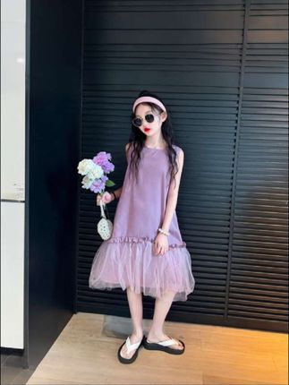 女童裙子高级感夏季女孩大童夏装连衣裙儿童多巴胺小洋裙#女童穿搭 #夏季穿搭 #甜美穿搭 #女童连衣裙 #气质仙女裙穿搭