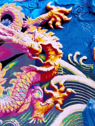 总有人问我,这么大的图,怎么坚持绣下来的的,当然是因为喜欢啊🤭, #每日分享 #手工 #上热搜 #十字绣 #好不好看你们说了算