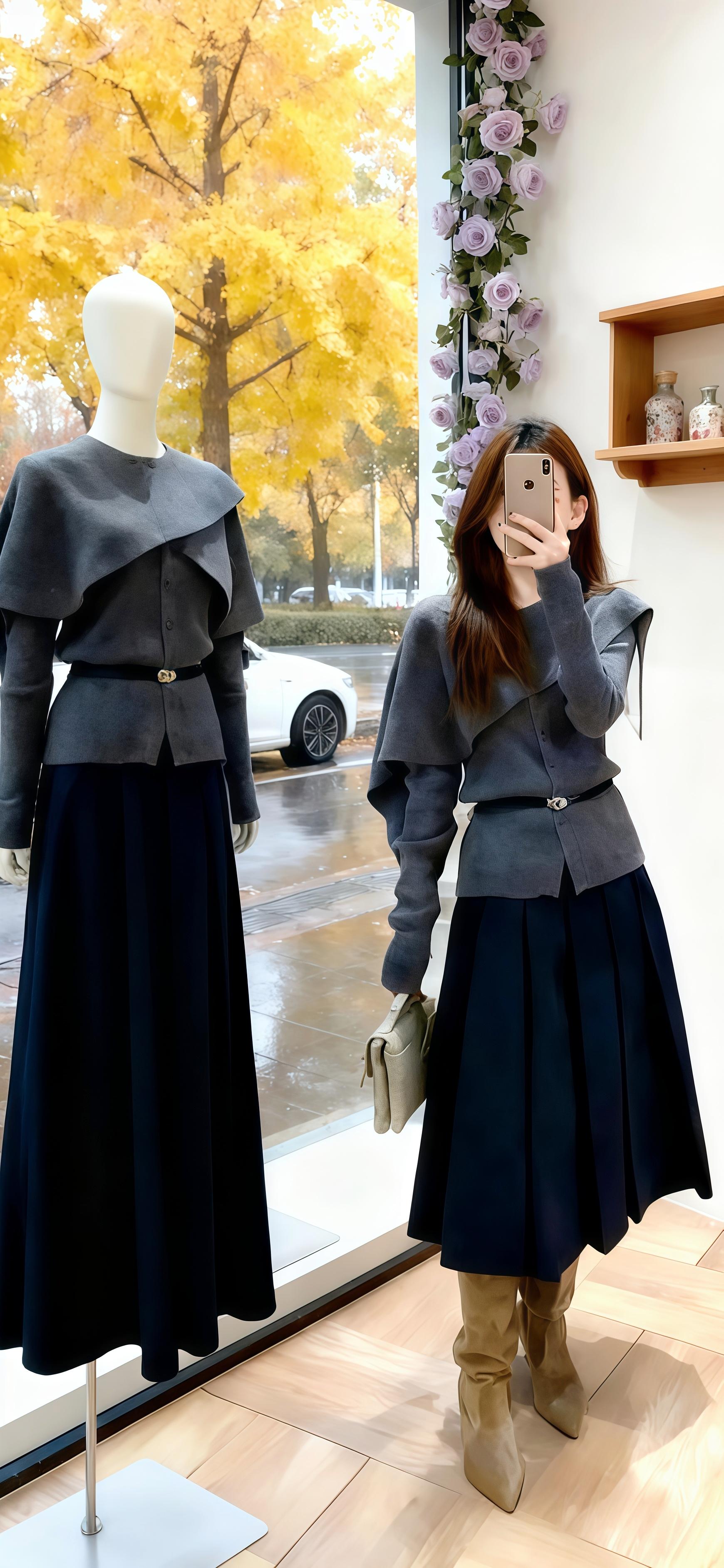 #秋天变时髦就从韩系穿搭开始 #早秋穿搭三分钟出门不是梦 #早秋冷冽又随性的气质穿搭 #通勤穿搭万能配色公式 #早秋通勤出游穿搭一起拿捏