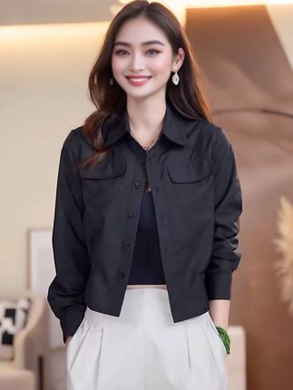 #毫不费力地打开初秋穿搭 #穿出不一样的自己 #好看又时尚 #春秋款衬衣外套 #每天搭配