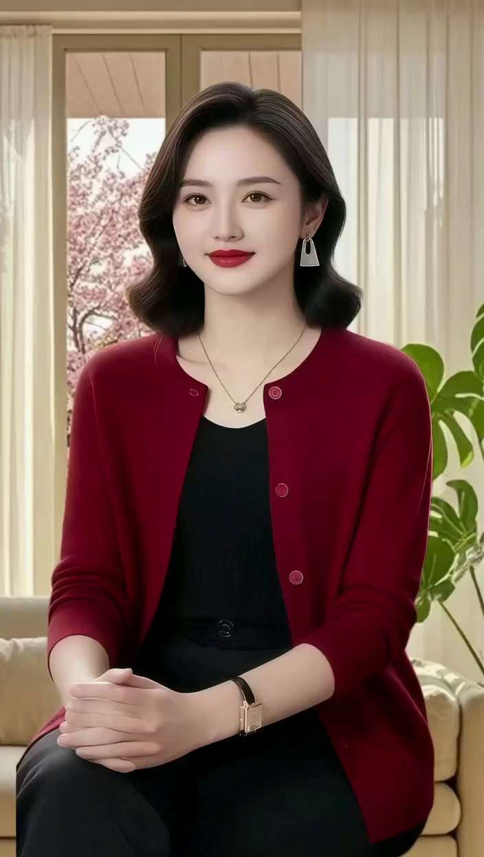 给妈妈选的羊绒开衫太绝了!软乎乎不扎肤,春秋穿刚好~版型显气质还藏肉,搭裙子裤子都洋气,妈妈夸我会买! #中年妈妈穿搭 #春秋羊绒开衫 #女士针织外套 #2025新款毛衣 #时髦洋气上衣
