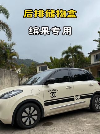 #五菱缤果 有了这个后排储物盒,储物收纳太方便啦!再也不怕东西找不到啦#后排储物盒