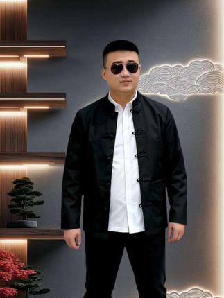 #今天穿什么 #国风唐装 #男士外套 #简约大气 #男生穿搭
