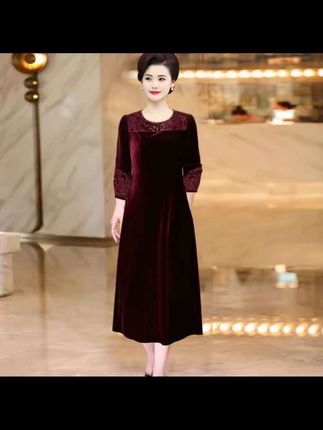 #喜结良缘 #婚宴喜婆婆妈妈礼服#美出高级感 #谁穿谁好看#穿搭