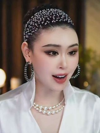 高级感手工编织发箍#时尚饰品 #优雅气质 #发箍#高级感穿搭 #女人喜欢的饰品 @DOU+上热门