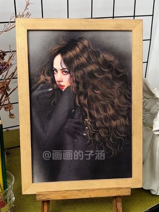 宝宝定制的#蔡依林 画好啦,氛围感好强🥰#蔡依林pleasure #Jolin #手绘画像定制 #定制礼物 喜欢的宝宝记得点赞分享支持一下哦😘想看我画谁记得把图留在评论区