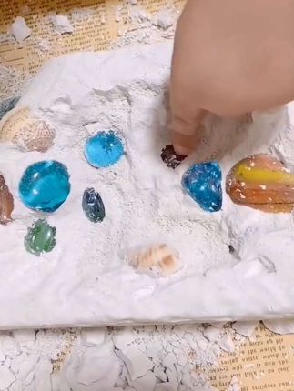 儿童考古挖掘玩具七彩宝石夜光化石幼儿活动手工炫彩仿古培养兴趣#玩具推荐 #挖掘玩具 #手工玩具 #儿童玩具 #仿古玩具