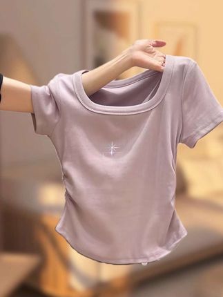 #夏季穿搭 #清凉一夏 #夏季新品 #短袖T恤 #大码女装