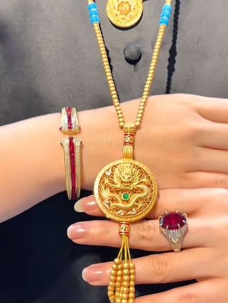 新中式老钱风!!美丽又贵气~ #珠宝首饰 #首饰分享 #饰品分享