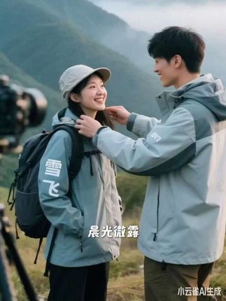 【雪中飞】多功能情侣户外登山冲锋外套X401415469F #无限回购的宝藏单品 #户外运动冲锋衣 #爆款热卖中 #我的橱窗