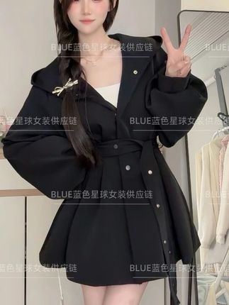 CHANOTTEL 短款风衣外套女2025秋季显瘦灯笼袖外套女小个子爆款#今日穿搭 #穿出高级感 #种草 #时尚气质穿搭 #懒人必备