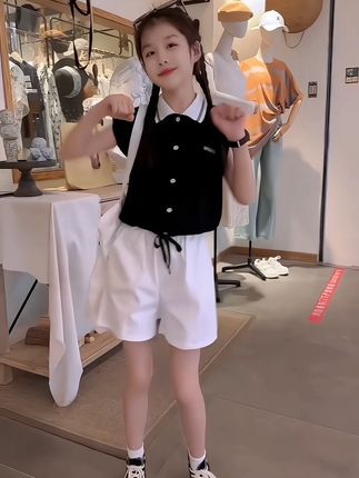 #上热门 #女童夏季套装 #萌娃穿搭 #潮童必备 #谁穿谁好看