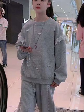 #中大童搭配 #高品质童装 #套装穿搭 #女宝穿搭