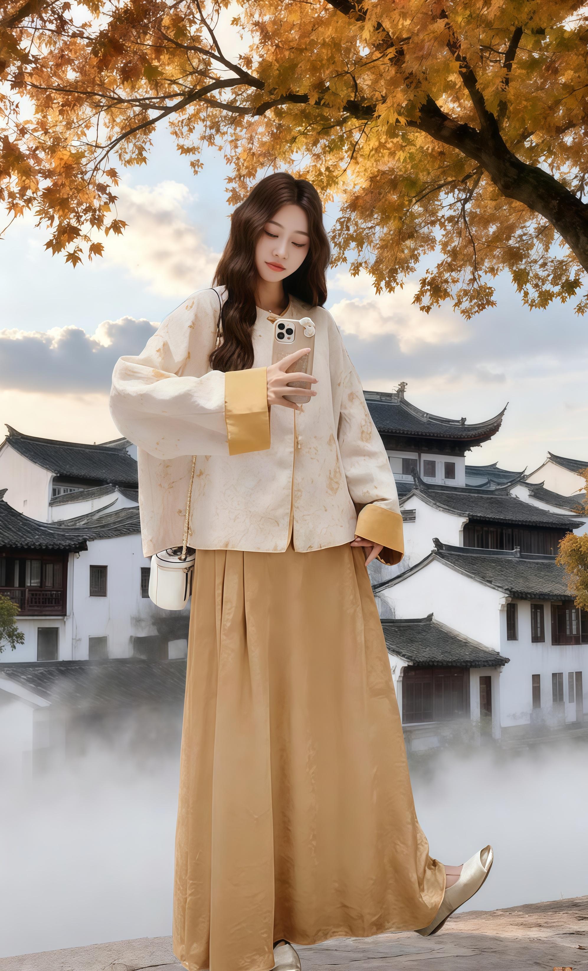 #新中式穿搭 #国风古韵 #美搭尽显女神范#早秋显身材平价上衣合集#和朋友的秋季同频穿搭@DOU+上热门