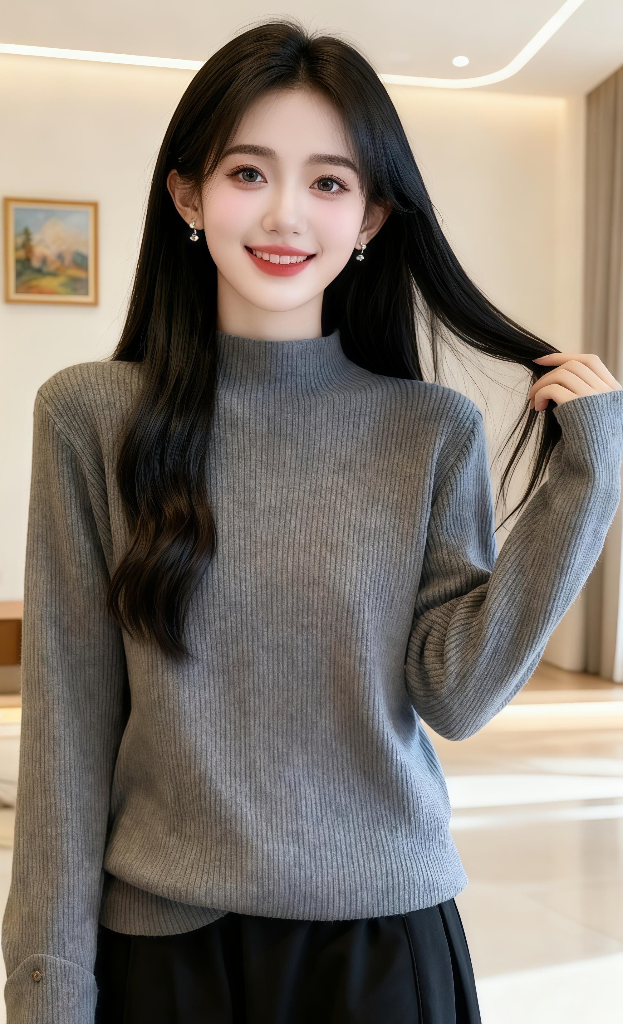 秋季加厚针织衫#大码女装 #冬季显瘦搭配 #双11不会买错的运动好物清单 #冬天我和闺蜜就这么毛茸茸地过冬 #细节满满的秋冬设计感穿搭 @DOU+上热门