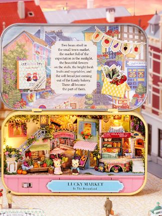 智趣屋diy小屋盒子剧场手工制作房子拼装模型玩具生日礼物