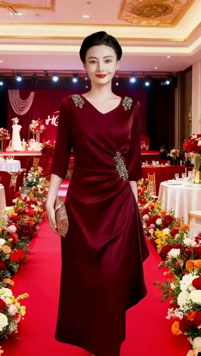 #喜婆婆装#喜婆婆喜妈妈婚宴装#喜婆婆妈妈装#婚庆礼服#婚宴妈妈装