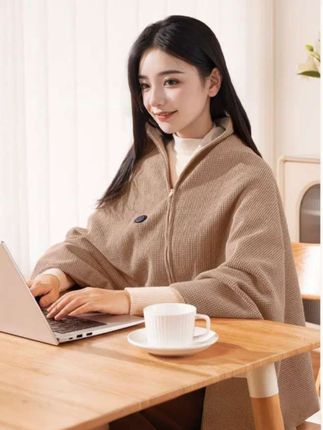 #电热暖身毯#家用发热披肩#办公室午休电褥子#户外便携保暖电热毯