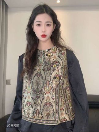 #春秋气质显瘦复古马甲#轻奢女装 #优雅气质 #高端大气 #气质范 #与众不同 @巨量千川