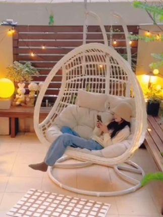 #摇摇椅 #秋千吊椅 #阳台摇椅秋千 #吊篮 #休闲椅