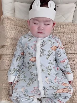 #母婴好物 #婴幼儿服饰 #婴儿衣服 #婴童服装 #婴儿四季纯棉连体衣