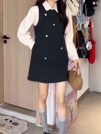 法式显瘦套装#今日穿搭 #每日穿搭女装 #女装 #显高显瘦 #每日穿搭每日