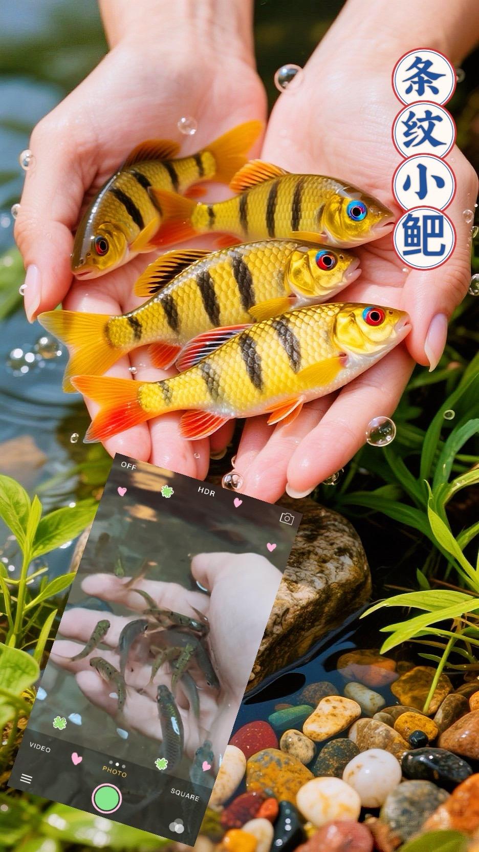 🐠【条纹小鲃·水中条纹少年⚡】💧活力十足,群游成阵,整个鱼缸都热闹起来~ 🌈黑白相间的条纹超吸睛,清爽又有个性✨ 😄性格温和,不挑环境,新手也能轻松上手~ ✨动作敏捷,追逐嬉戏超有趣,水族界的小阳光☀️ #条纹小鲃 #观赏鱼 #新手养鱼推荐 #水族日常 #鱼缸搭配