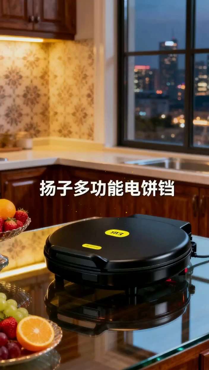 @HH(新人卖货主播) 被问爆的扬子多功能电饼铛!1300W大火力速热,双面均匀加热,煎烤烙炒样样行。食品级不粘涂层,清洗一擦即净。加深加大烤盘,厚饼、大餐都能轻松搞定,三餐四季,为你承包所有美味。 #扬子电饼铛 #多功能烹饪神器 #家庭厨房必备 #不粘电饼铛推荐 #美食轻松做
