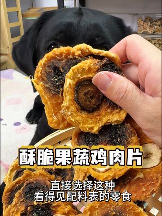 颜值口感合二为一,纯手工吃的更放心#狗狗解馋零食 #快来一起尝个鲜 #狗零食
