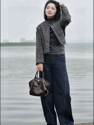 #小香风毛呢外套 #小个子外套 #秋季新品外套