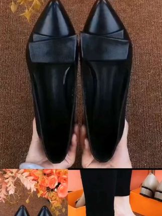 粗跟低跟皮鞋#好穿不累脚 #穿出高级感