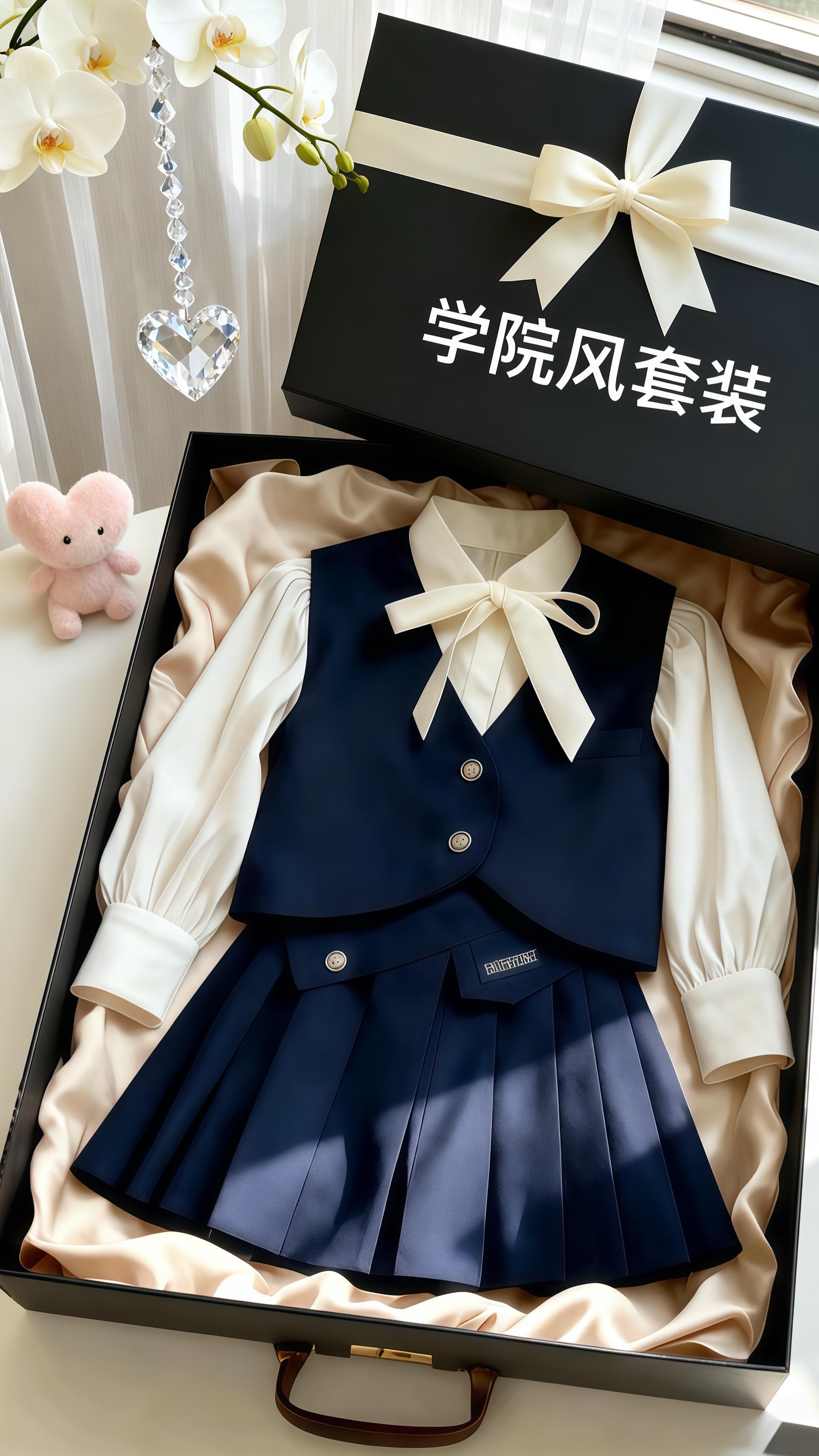 #学院风穿搭#韩系女童穿搭#人类幼崽掌握时尚单品#女儿就是用来打扮的#小众个性穿搭