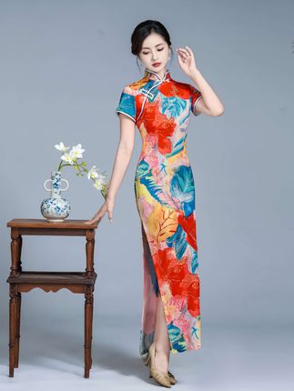 #旗袍#谁穿谁好看#优雅气质 #这也太好看了 #新中式改良旗袍