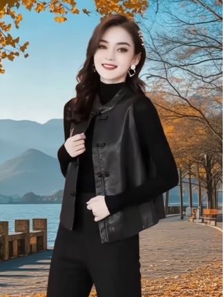 新中式轻国风盘扣立领,坎肩短款马甲,女高级感复古气质无袖背心外套#早秋穿搭 #洋气减龄 #优雅气质 #穿出自信穿出美丽