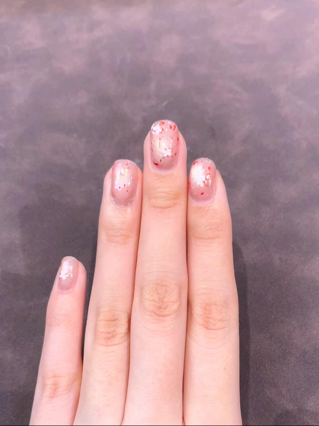 好漂亮的小花花呀 #美甲 #美甲教程 #美甲分享 #美甲店 #美甲vlog