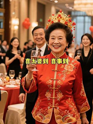 #添喜气喝喜太婆 一杯喜太婆,千年喜文化! #中国喜酒喜太婆 #在家也可以喝的喜酒 开创者#中国优秀民族品牌喜太婆 国潮喜酒 #喜太婆