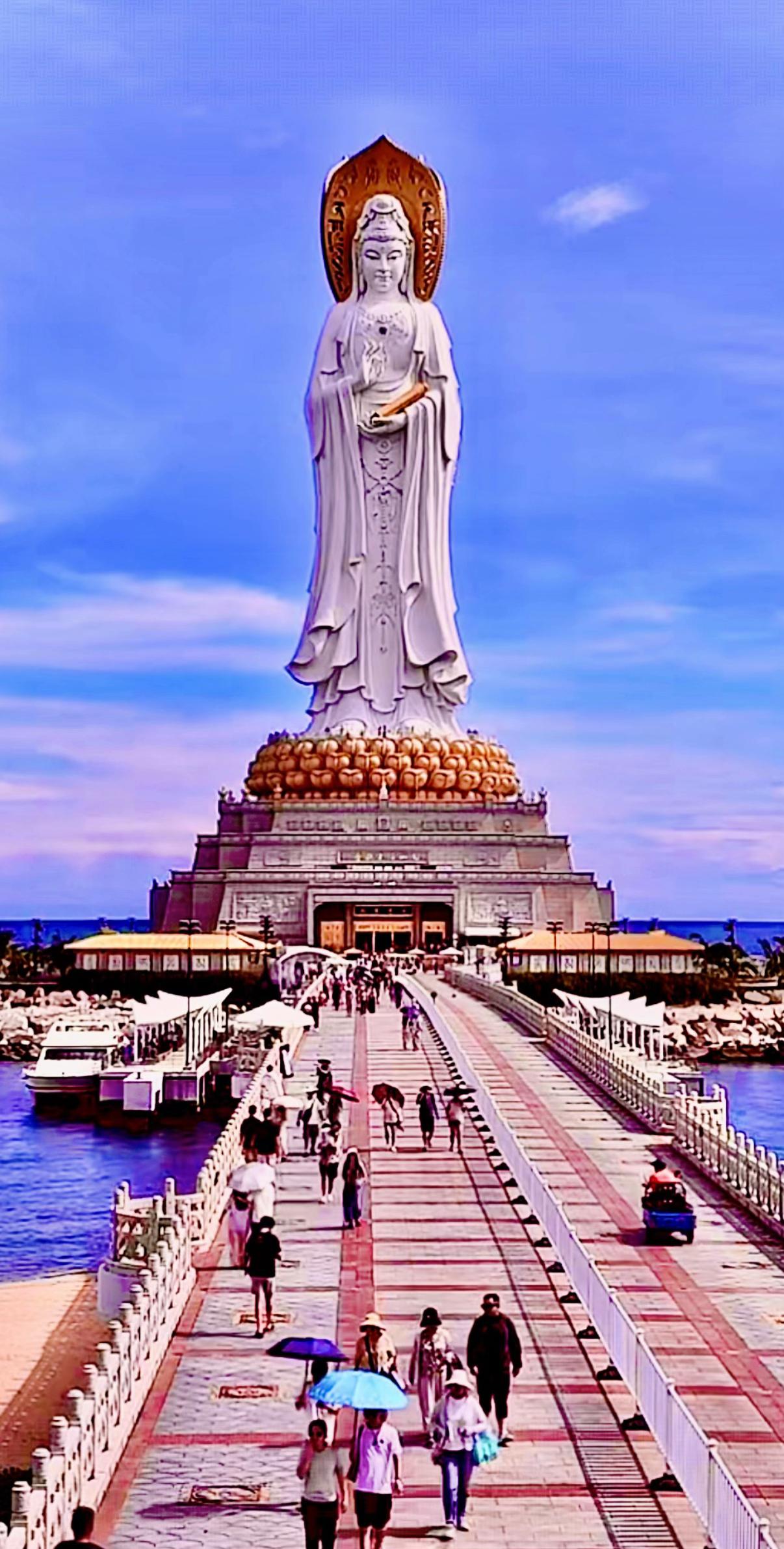 #海南三亚南山海上观音祈福 #大慈大悲观世音菩萨