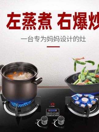 兴旺好太太家用燃气灶双灶台嵌两用天然气液化气猛火灶炉具燃气灶