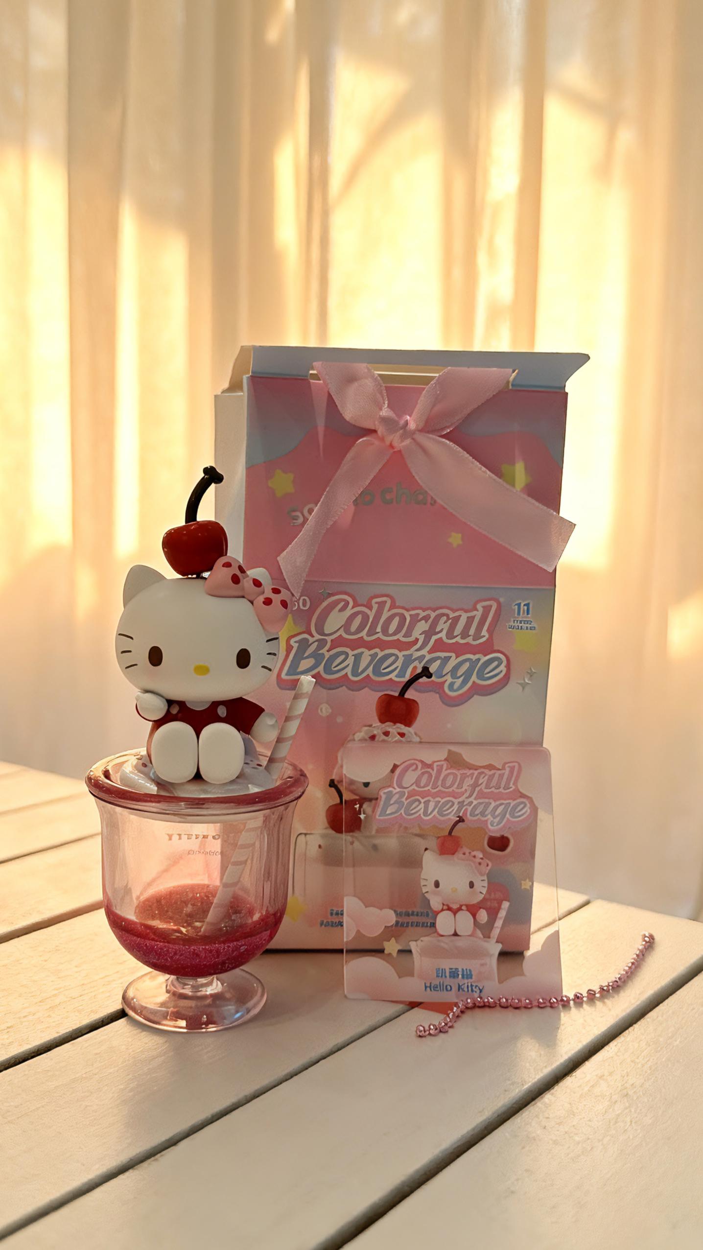 ≽^•༚• ྀི≼ 我可以接受你的所有 所有小脾气 ~#hellokitty #盲盒 #缤纷特饮系列 #礼物 #少女心