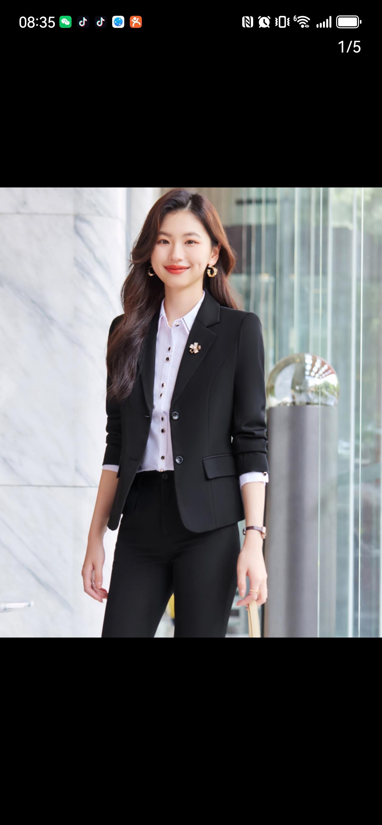职业女装西装套装职场面试正装商务西服女时尚气质工作服工装春秋