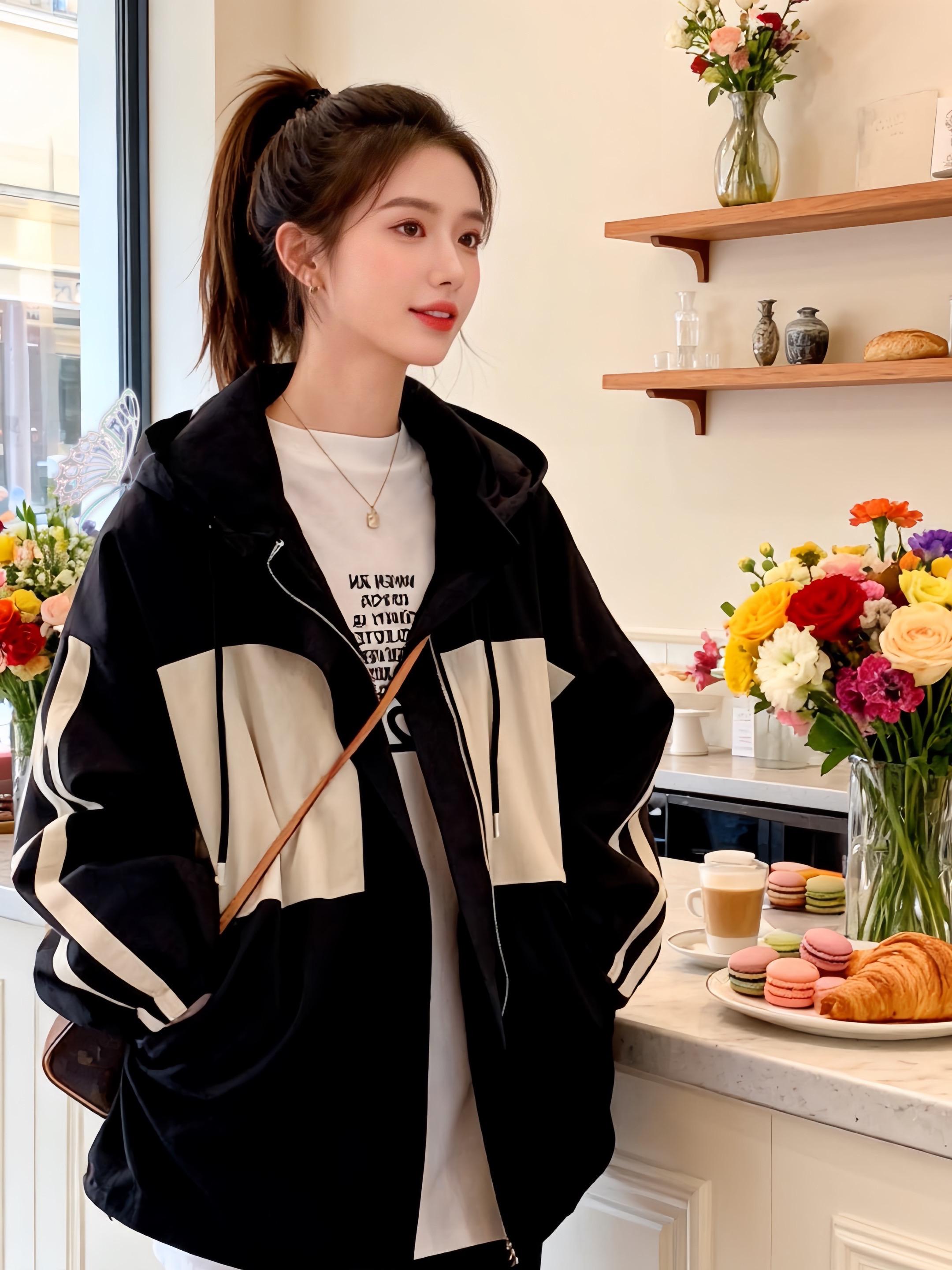 撞色潮款冲锋衣 休闲百搭冬季棉服。你敢想象吗?我这件衣服才花六十九块九,而它外面是五防的防风面料,里面还做了这种加绒的啊,就是很舒服。它这个袖子里面也做了夹棉的,主要它这个版型很好看啊。男女同款的可以买回去跟你男朋友啊,当做这个情侣装来穿。这边还做了一个这个帽子,我很喜欢它这个颜色的拼接,是这种韩范的。就穿上了就特别的高级,而他这个面料看他都是这种防水的啊,怎么刮蹭都不会花,袖口还做了这种松紧的,就穿上完全不会漏风,天气降到几度的时候穿两件衣服就够了。一件打底搭配上这件衣服,就算你平常骑电动车或者自行车啥的,都不用担心风大会灌风,穿上真的很保暖。刷到可以买两件啊,跟你老公当情侣装来穿都可以。