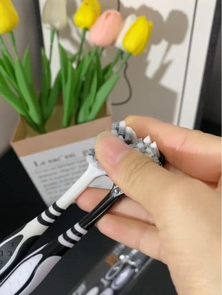 硬毛牙刷,老公用一次就爱上了#芙曼尼#芙曼尼康
