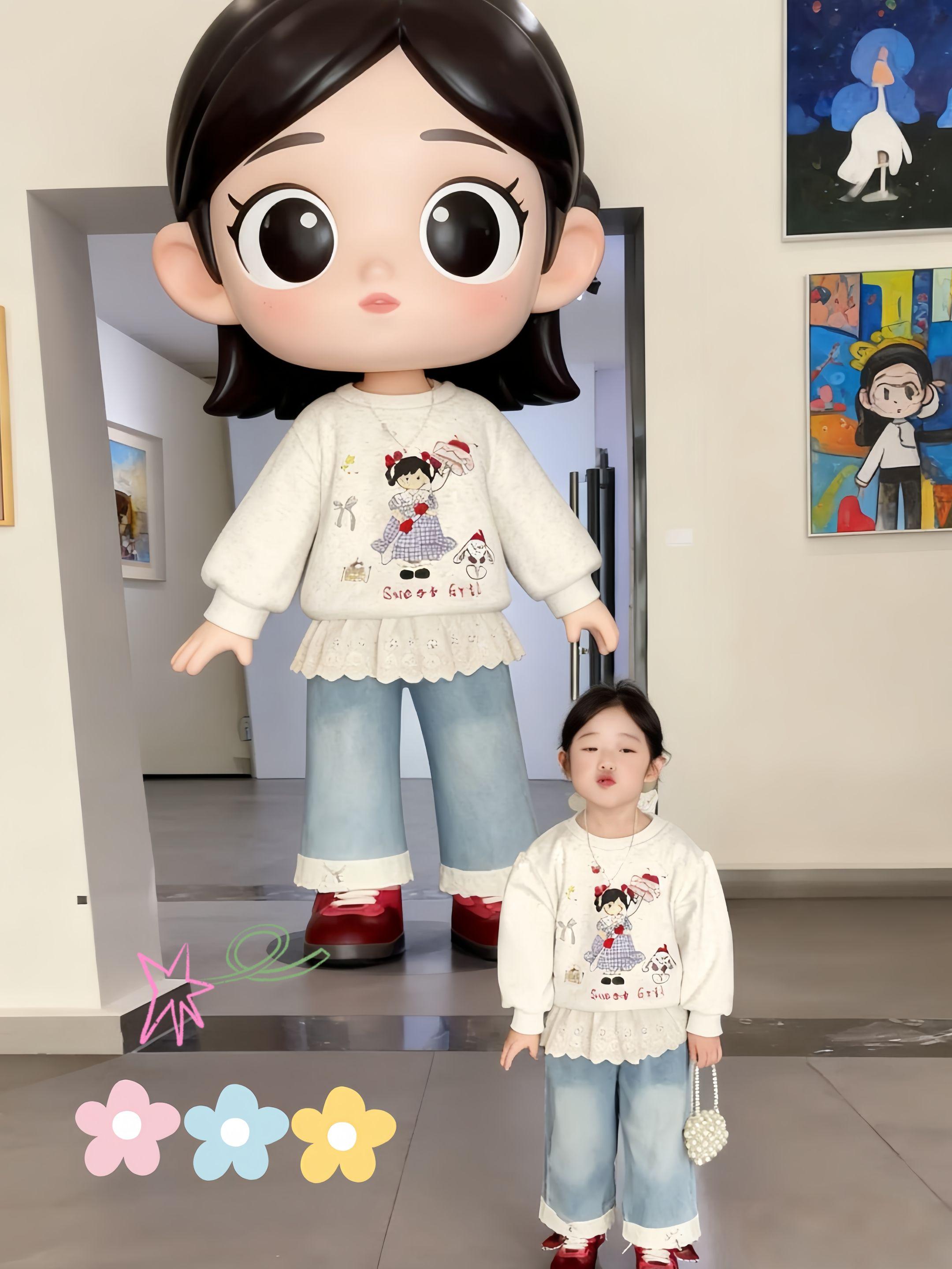 家人们谁懂啊!这套女童卫衣套装太绝了!春天给宝贝穿超合适,女宝专属卫衣配百搭花边牛仔裤,上身萌翻!面料柔软亲肤还透气,孩子穿超舒服,关键价格实惠、质量好,喜欢的赶紧入手!#生女儿就要这样穿 #萌娃穿搭 #高品质童装 #童装搭配每日更新 #女宝穿搭