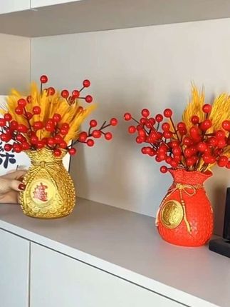 #居家插花 #装饰摆件 #黄金麦穗干花