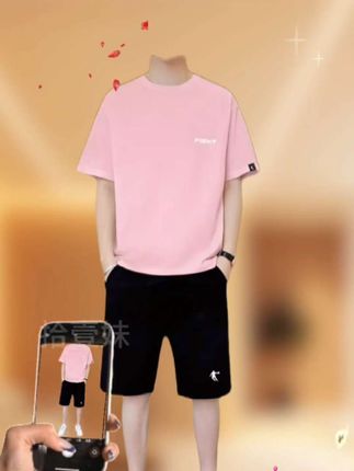 夏季新款时尚潮流短袖运动套装#舒适透气 #时尚穿搭