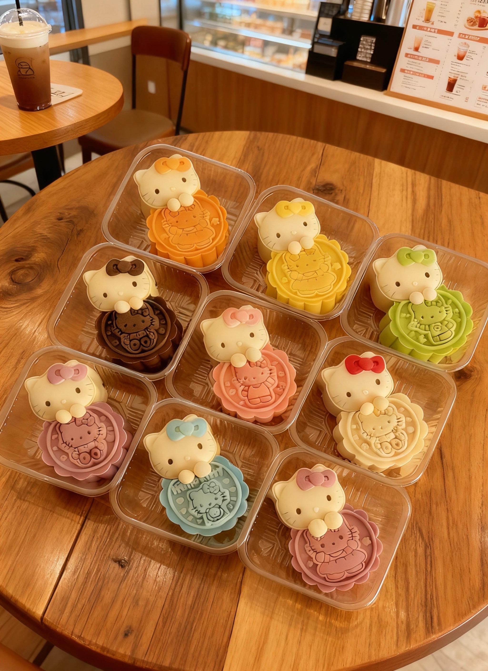 幸福是收到好朋友送的 可爱Kitty月饼~#hellokitty #月饼