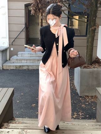 #高级感穿搭 #温柔风穿搭 #仙女穿搭 #法式连衣裙 #约会穿搭
